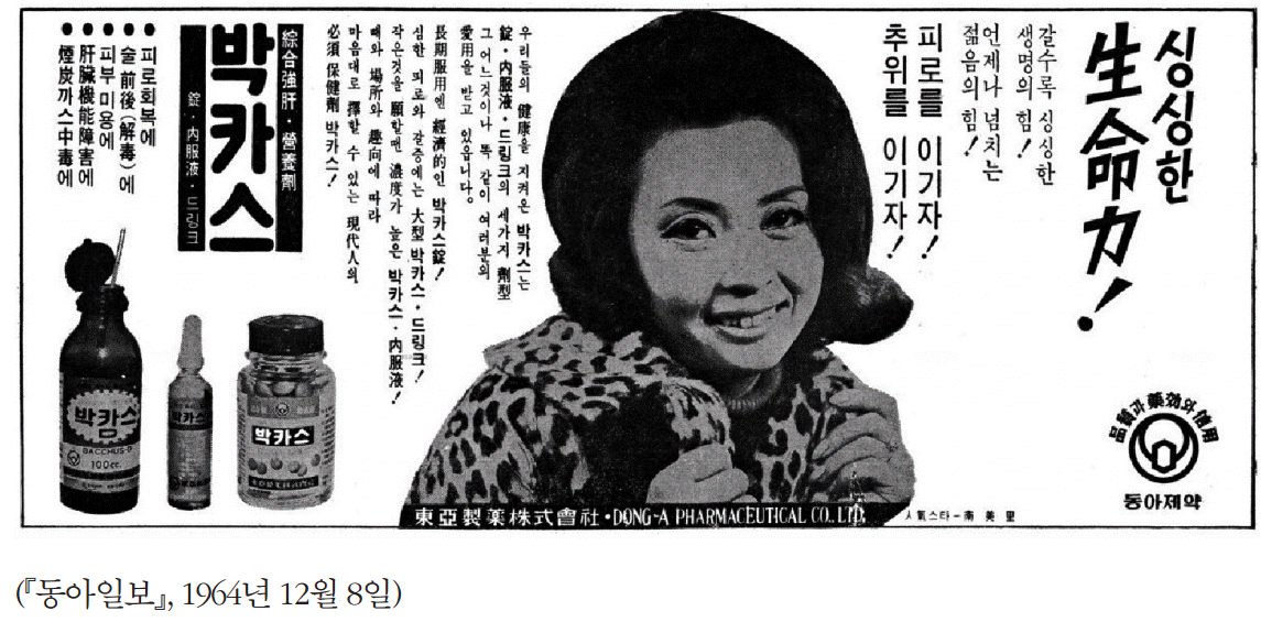 그림 2. 박카스 광고.